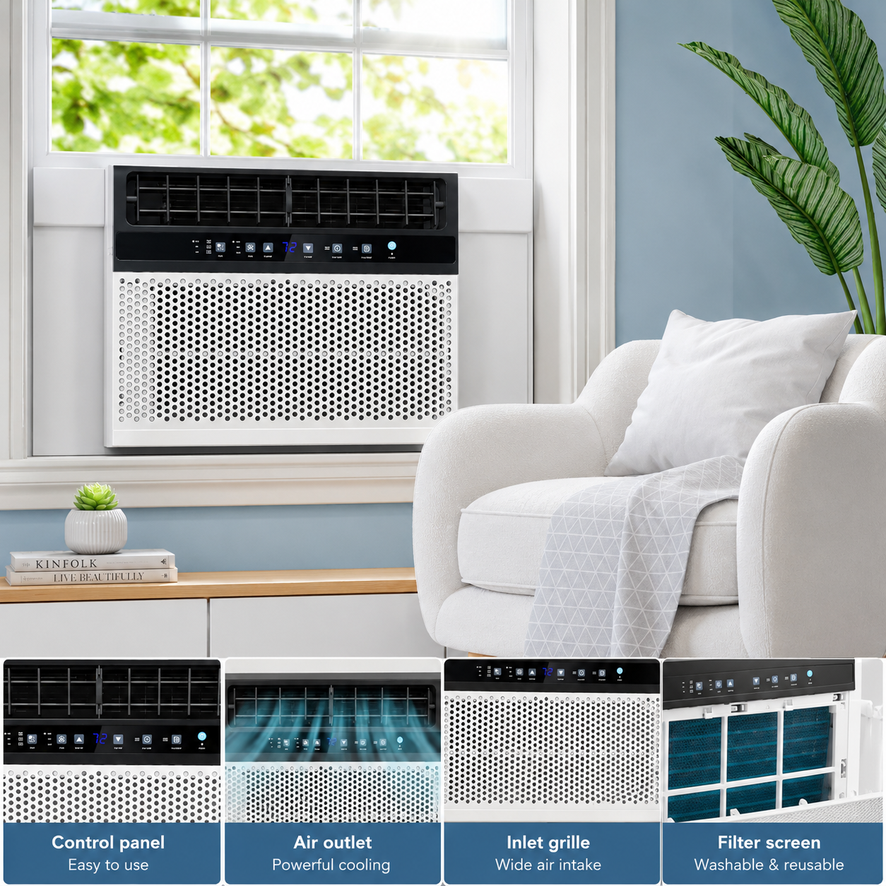 TheIceBoxx ArcticBlast 12000 — Smart Window AC